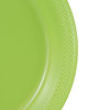 Picture of JAM PAPER Round Plastic Party Plates - Large - 10 1/4 inch - Lime Green - 20/Pack