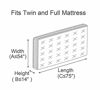 Picture of ComfortHome 4 Mil 2 Pack Mattress Bags for Moving and Storage, Extra Thick, Twin/Full Size