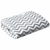 Picture of TL Care Heavenly Soft Chenille Fitted Pack 'n Play Playard Sheet, Gray Zigzag, for Boys and Girls