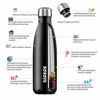 Picture of BJPKPK Stainless steel Thermo Bottle 17 Oz. Insulated water bottle, thermo bottles for hot and cold drinks up to 12 h heat and 24 h cold , Green