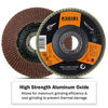 Picture of KSEIBI Aluminum Oxide 4 1/2 Inch Auto Body Flap Disc Sanding Grinding Wheel 10 Pack (120 Grit)