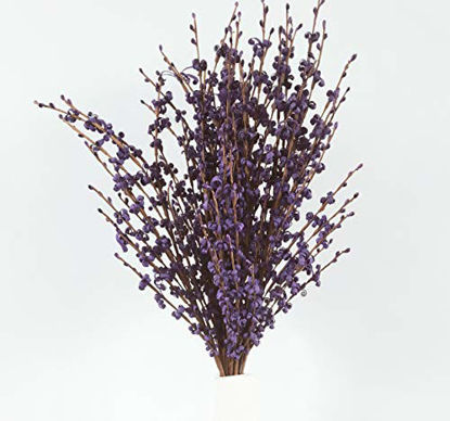 Picture of NOLAST 10 Pieces 29.5" Long Artificial Flowers Faux Jasmine Fake Flower for Wedding Home Office Party Hotel Restaurant Decoration (Purple)