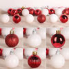 Picture of 18Pcs Christmas Balls Ornaments for Xmas Tree - Shatterproof Christmas Tree Decorations Large Hanging Ball Red & White3.2 x 18 Pack