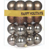 Picture of GameXcel 24Pcs Christmas Balls Ornaments for Xmas Tree - Shatterproof Christmas Tree Decorations Large Hanging Ball Vintage Cooper 2.5" x 24 Pack