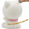 Picture of H&W Kitten Money Bank (Pink), Shatterproof Cat Piggy Bank, First Coin Bank, Best Christmas Birthday for Kids Boys Girls Home Decoration (WK19-D3)