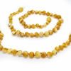 Picture of The Art of Cure Original Baltic Amber Necklace- Polished Handmade (raw butter) for boy or girl - 12 - 12.5 Inches size