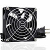 Picture of GDSTIME AXIAL 9225, New Muffin Fan, 110V 115V 120V 220V 240V AC 90mm 92mm Fan, for DIY Cooling Ventilation Exhaust Projects