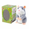 Picture of Talking Hamster Plush Toy, Repeat What You Say Funny Kids Stuffed Toys, Talking Record Plush Interactive Toys for, Birthday Gift Kids Early Learning