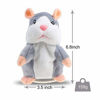 Picture of Talking Hamster Plush Toy, Repeat What You Say Funny Kids Stuffed Toys, Talking Record Plush Interactive Toys for, Birthday Gift Kids Early Learning