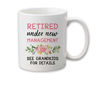 Picture of Retirement Mug | See Grandkids for Details | Retirement Gift for Women | Retirement Party Decor | Coworker Retirement | Retiree Gift | Boss Retirement