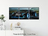 Picture of Lamborghini Poster - Blue Lamborghini Car - Lambo Poster - Men, Boys Room, boys Bedroom, Man Cave, Garage, Office - TRON Lamborghini Aventador - Exotic Cars Wall Art Decor - Lamborghini Huracan