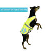 Picture of Dog Reflective Vest, Sizes to Fit Dogs 14 lbs to 130 lbs - SafetyPUP XD Hi Vis, Safety Vest Keeps Dogs Visible On and Off Leash in Both Urban and Rural Environments. (Neon Yellow, X-Small) X-Small Fits Dogs 14lbs - 22lbs