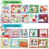 Picture of Soft Baby Cloth Books Gifts,Animal Set Soft Crinkle Alphabet Baby Books Toy,Early Education Cloth Books for Babies Toddlers Infants Kids,Baby Teether Book Teething Toys,Fruit Vehicle Cars Book