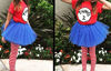 Picture of Dancina Tutu Pretty Navy Vintage Style Retro Petticoat Fluffy Layer Skirt 8-13 Years Royal Blue