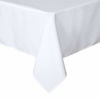 Picture of sancua Rectangle Tablecloth - 60 x 120 Inch - Stain and Wrinkle Resistant Washable Polyester Table Cloth, Decorative Fabric Table Cover for Dining Table, Buffet Parties and Camping, White