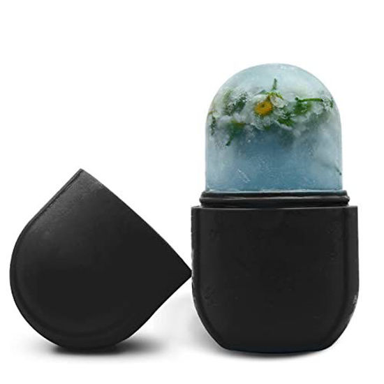 Picture of PASNOWFU Cryo Cube Ice Roller For Face, Eyes and Neck, Brighten Skin & Enhance Your Natural Glow, Reusable Facial Treatment to Tighten & Tone Skin & De-Puff The Eye Area, Cryotherapy for Face (Black)