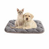 Picture of furrybaby Dog Bed Mat Crate Mat with Anti-Slip Bottom Machine Washable Pet Mattress for Dog Sleeping (S 24x18'', Sliver Grey Mat)