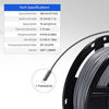 Picture of Flashforge PLA 1.75mm 3D Printer Filaments 0.5kg Spool-Dimensional Accuracy +/- 0.05mm for Finder and Adventurer 3 (Black)