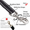 Picture of PoyPet 5 Feet Reflective Dog Leash Tether + Car Seat Belt+ Dual Padded Grip Handles (Red)