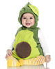 Picture of VISGOGO Toddler Infant Baby Boy Girl Avocado Pineapple Fruit Fancy Costume Hooded Romper Jumpsuit Legging 2Pcs Outfit (Green, 6-12 Months)