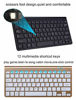 Picture of Wireless Keyboard 2.4GHz Portable Mini Small Keyboard Slim Compact External Computer Keyboard for Windows Mac Laptop Notebook PC Desktop Smart TV (Rose Gold)