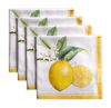 Picture of Maison d' Hermine Limoncello 100% Cotton Soft and Comfortable Set of 4 Napkins Perfect for Family Dinners | Weddings | Cocktail | Kitchen | Spring/Summer (20 Inch by 20 Inch).