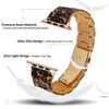 Picture of HOPO Compatible With Apple Watch Band 38mm 40mm 42mm 44mm Thin Light Resin Strap Bracelet With Stainless Steel Buckle Replacement For iWatch Series 6 5 4 3 2 1 SE (Leopard Print/Gold, 38/40mm)