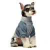 Picture of Fitwarm Turtleneck Knitted Dog Clothes Winter Outfits Pet Jumpsuits Cat Sweaters Blue XS