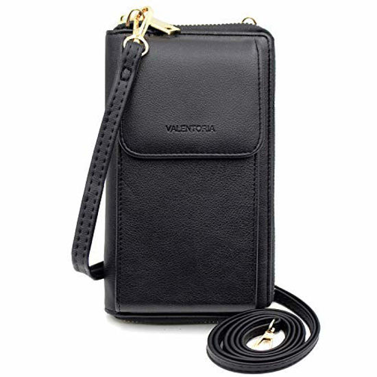 Vaultskin VICTORIA Crossbody Wallet Case iPhone 7/8 Plus Leather Strap
