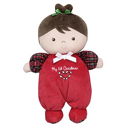 Picture of Little Me Plush Baby Doll with My First Christmas Embroidery (Red, 9 inch)