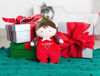 Picture of Little Me Plush Baby Doll with My First Christmas Embroidery (Red, 9 inch)