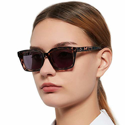 Picture of MARE AZZURO Reader Sunglasses Women UV Protection Outdoor Reading Glasses 0.5 0.75 1.0 1.25 1.5 1.75 2.0 2.25 2.5 2.75 3.0 3.25 3.5 3.75 4.0 (Brown, 125)