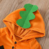 Picture of Infant Toddler Baby Boys Girls Halloween Pumpkin Costume Cute Outfits (12-18 Months, Pumpkin Hooded Jumpsuit)