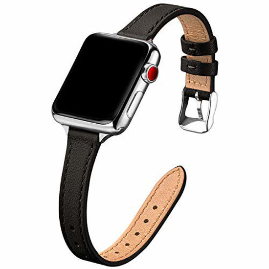 GetUSCart STIROLL Slim Leather Bands Compatible with Apple Watch