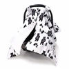 Picture of Bear Car Seat Cover for Babies, Peekaboo Opening Minky Carseat Canopy for Newborn, Multiuse, Mom Nursing Breastfeeding Covers, Minky Blanket for Infant Toddler