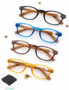 Picture of MODFANS Reading Glasses 2.25 Fashion Wood-Look Readers Spring Hinges Stylish Men Women