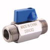 Picture of DERNORD Stainless Steel Ball Valve - 1/2 Inch NPT Thread Male Small Mini Ball Valve (1/2" Male&Male)