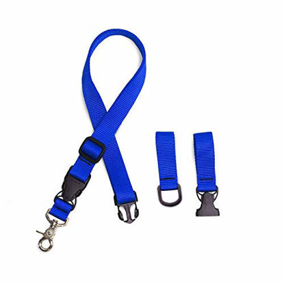 Picture of The Buddy System Accessories for Our Dog Leashes Made in USA (Extra Buddy, Regular Dog Blue)