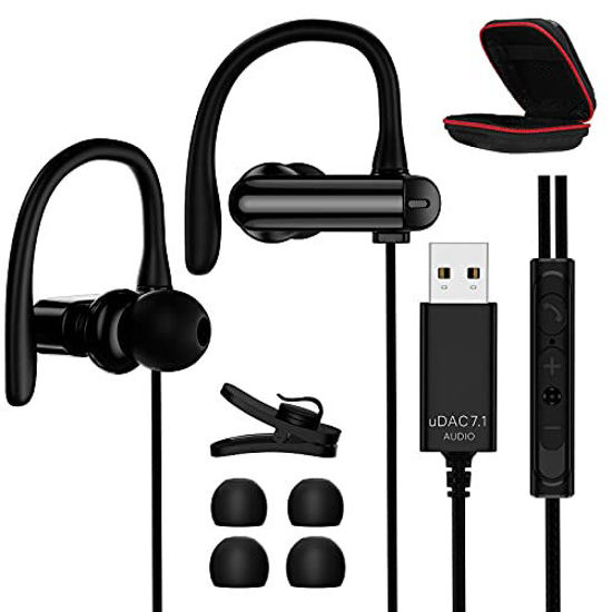 Usb earbuds with discount microphone for pc