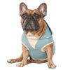 Picture of iChoue Sleeveless Dog Hoodies Clothes for Medium Dogs Cotton Sweatshirts French Bulldog Frenchie Pug Corgi Pitbull English - Green/Size L