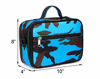 Picture of Kids Insulated Lunch Bags for Boys Lunch Box Carrier for Girls for School Food Cooler (Camo Blue)