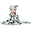 Picture of MICHLEY Animal Face Baby Hooded Swaddling Blanket for Boys Girls, Large Size Toddler Plush After Bath Blanket 0-3 Years(Cow)