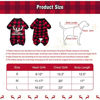 Picture of Dog Christmas Pajamas Winter Coat Christmas Banners Cold Protective Warm Pet Dog Clothes Nightdress Red Black Plaid Small Medium Large