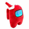 Picture of Merch Crewmate Stuffed Plush Toy Action Game Figures Soft Doll for Among Us Game Fans (Red)