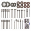 Picture of Cedilis 43-Pack Stone Carving Set - 26 Diamond Burr Bits, 10 Impeller, 4 Diamond Cutting Wheel, 3 Metal Dremel, Polishing Rotary Tools for Stone, Rocks, Jewelry, Glass, Ceramics Dremel Rotary Tools