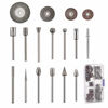 Picture of Cedilis 43-Pack Stone Carving Set - 26 Diamond Burr Bits, 10 Impeller, 4 Diamond Cutting Wheel, 3 Metal Dremel, Polishing Rotary Tools for Stone, Rocks, Jewelry, Glass, Ceramics Dremel Rotary Tools