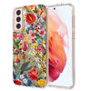 Picture of MOSNOVO Case for Samsung Galaxy S21 Plus, Secret Garden Floral Flower Slim Clear Case Design with Shockproof TPU Bumper Protective Cover Case for Women Girls