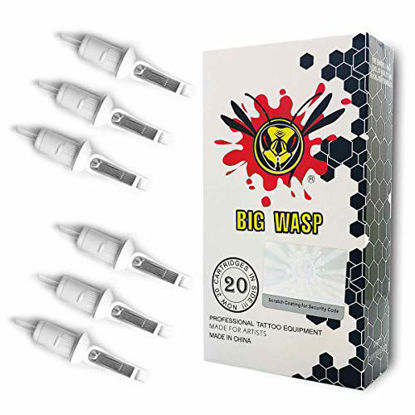 Picture of BIGWASP Professional 17RM Disposable Tattoo Needle Cartridge 17 Curved Magnum 20Pcs