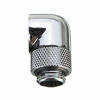 Picture of IronBuddy G1/4" 90 Degree Fitting Male to Female Rotary Fitting Adapter Metal/Rigid/PETG Tubing Connector 90° Elbow Fitting for PC Water Cooling System