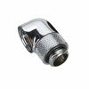 Picture of IronBuddy G1/4" 90 Degree Fitting Male to Female Rotary Fitting Adapter Metal/Rigid/PETG Tubing Connector 90° Elbow Fitting for PC Water Cooling System